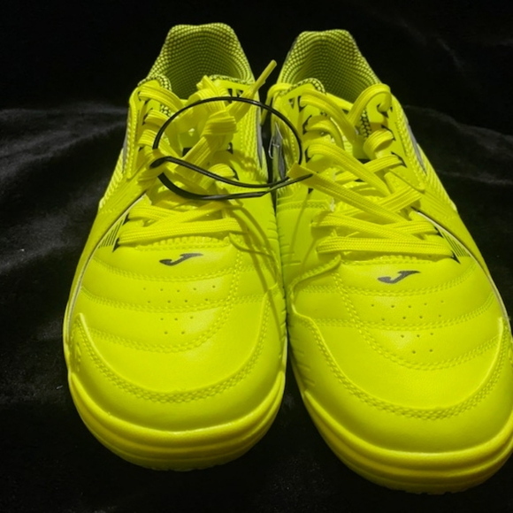 Joma Men Dribling Indoor Soccer Lemon Shoes Exercise your freedom Size 12 NWT - Picture 3 of 7